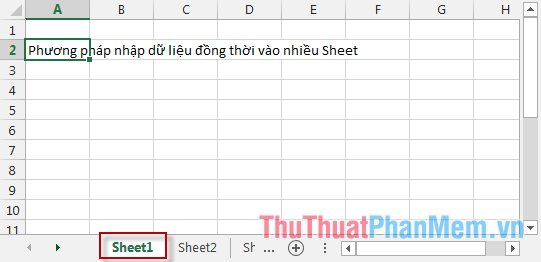 Method to enter data simultaneously into multiple sheets Picture 12