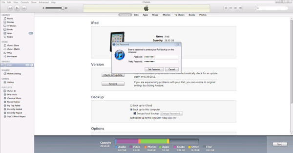 Methods for data backup on iPad Picture 3