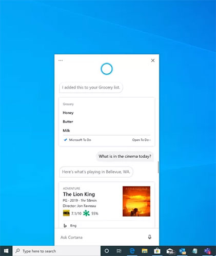 Microsoft announced the new Cortana application for Windows 10 Picture 2