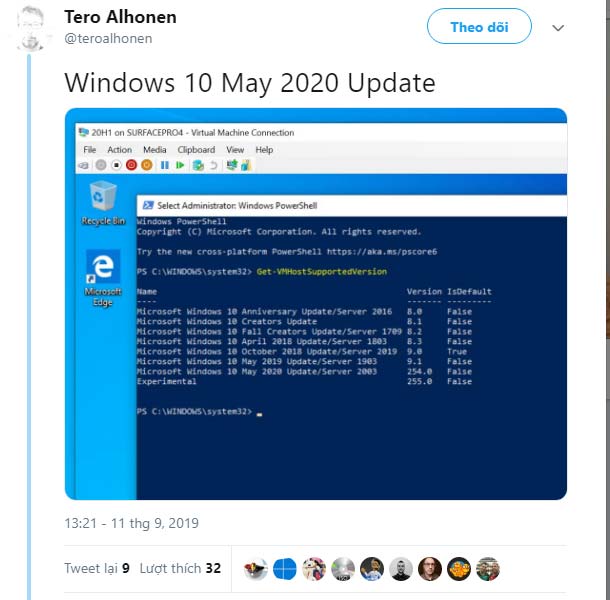 Microsoft announced the official name for the Windows 10 20H1 update Picture 2