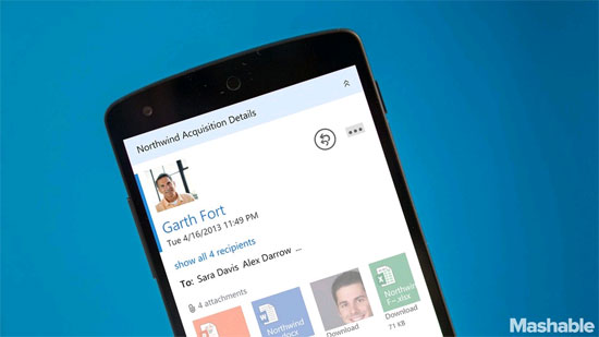 Microsoft brings Outlook Web App to some Android devices Picture 1