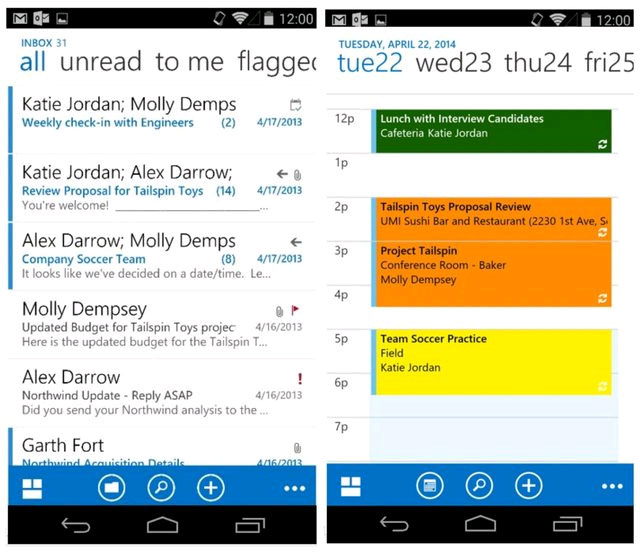 Microsoft brings Outlook Web App to some Android devices Picture 2