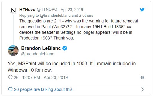 Microsoft continues to support Paint on Windows 10 Picture 3