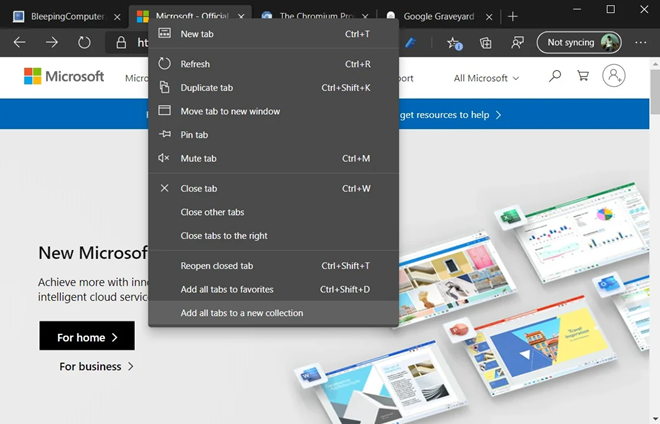 Microsoft Edge browser adds many interesting features - TipsMake.com