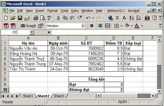 Microsoft Excel test P5 - TipsMake.com