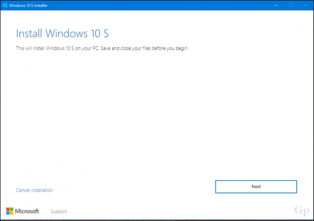 Microsoft facilitates users to install Windows 10 S version Picture 1