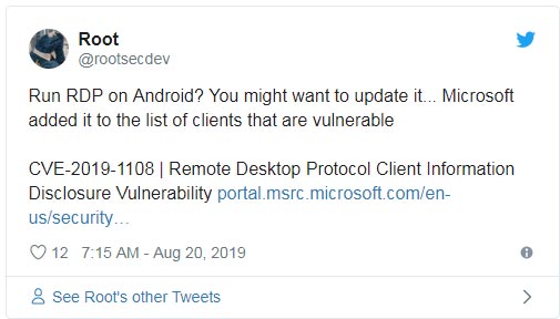 Microsoft has patched the critical vulnerability on Android Remote Desktop application Picture 2