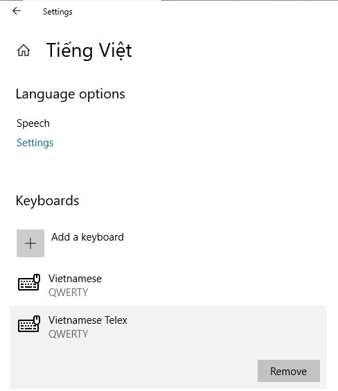 Microsoft has updated Telex percussion on Windows 10 build 17643 for Vietnamese users, but not yet used Picture 3