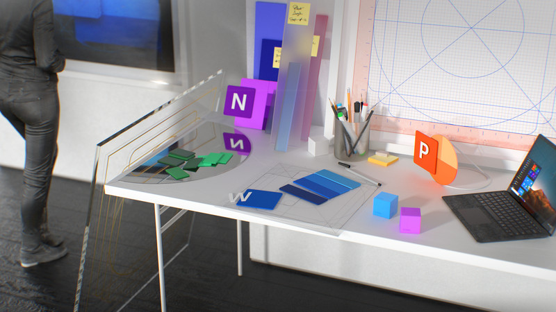 Microsoft launched a new Office icon set, a major change in design Picture 4