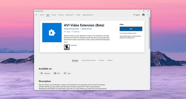Microsoft launched AV1 codec for Windows 10 Picture 1