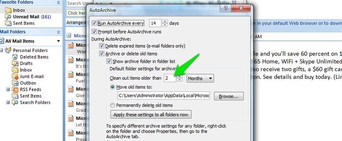 Microsoft Outlook acceleration tips Picture 4