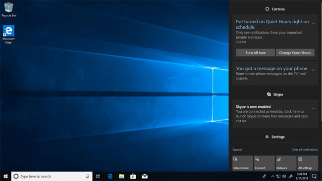 Microsoft released Windows 10 build 17074, providing operating systems with many new features Picture 3