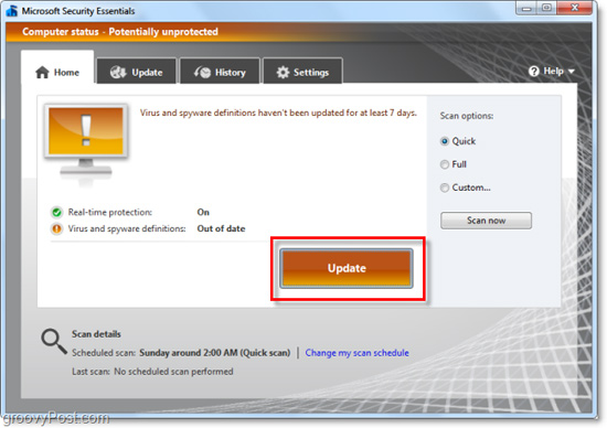 Microsoft Security Essentials 2.0 Beta has been released Picture 4