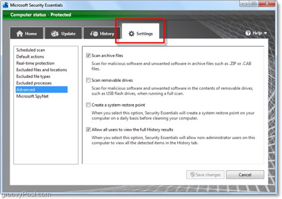 Microsoft Security Essentials 2.0 Beta has been released Picture 5