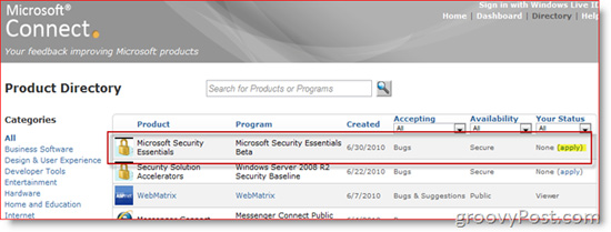Microsoft Security Essentials 2.0 Beta has been released Picture 6