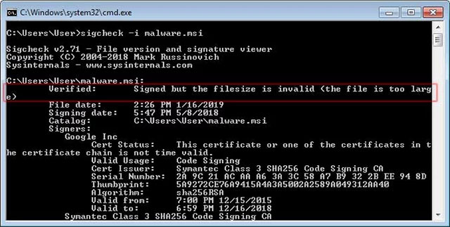 Microsoft shook hands with VirusTotal in resolving malicious code issues that affected MSI files Picture 4