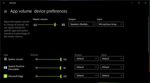 Microsoft will remove the custom audio mixer volume interface in the Windows 10 19H1 update Picture 3