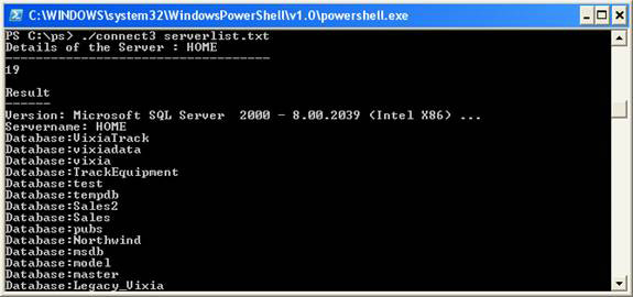 Microsoft Windows Power Shell and SQL Server 2005 SMO - Part 4 Picture 10