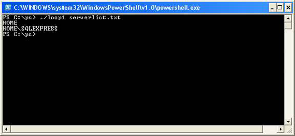 Microsoft Windows Power Shell and SQL Server 2005 SMO - Part 4 Picture 8