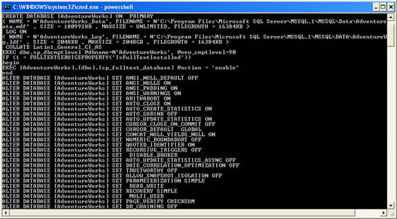 Microsoft Windows PowerShell and SQL Server 2005 SMO - Part 9 Picture 10