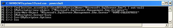 Microsoft Windows PowerShell and SQL Server 2005 SMO - Part 9 Picture 13