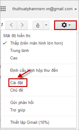 Migrate email from the old Gmail mailbox to the new Gmail mailbox Picture 2