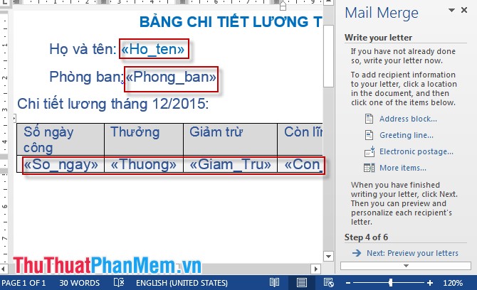 Mix data from Excel to Word Picture 11
