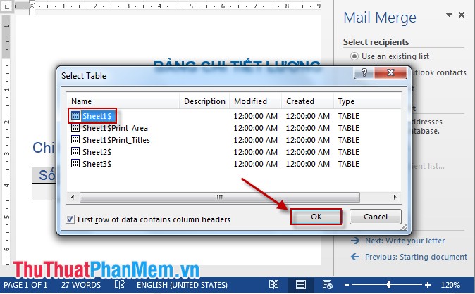Mix data from Excel to Word Picture 7