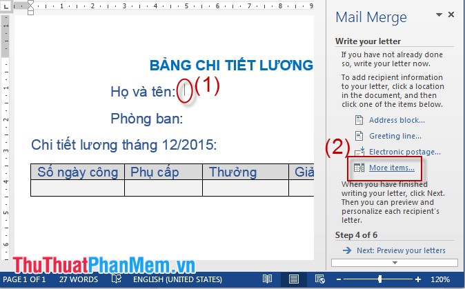 Mix data from Excel to Word Picture 9