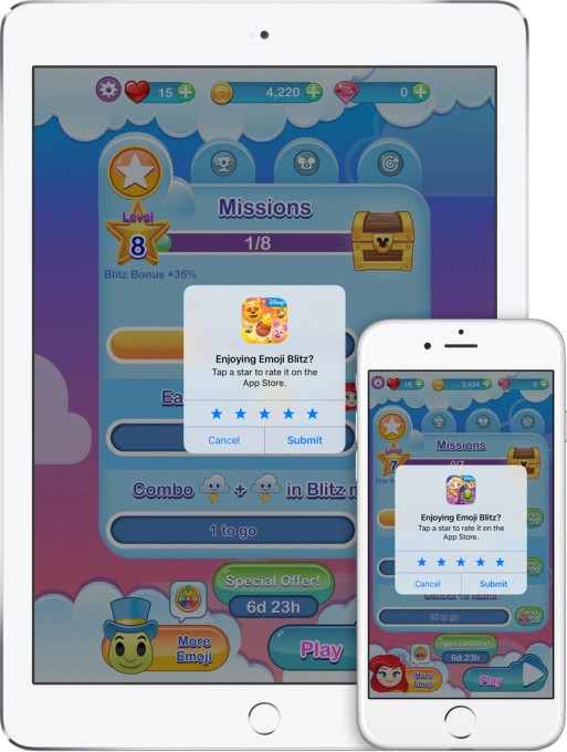 Mobile app publishers can now interact with users on the App Store Picture 4