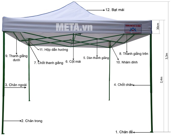 Mobile canvas house - Video instruction for removing canvas frame Picture 1
