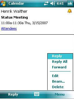 Mobile communications with Exchange Server 2007 - Part 1: New device features and improvements Picture 3