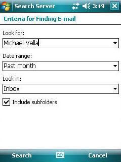 Mobile communications with Exchange Server 2007 - Part 1: New device features and improvements Picture 5