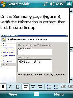 Mobile communications with Exchange Server 2007 - Part 1: New device features and improvements Picture 8