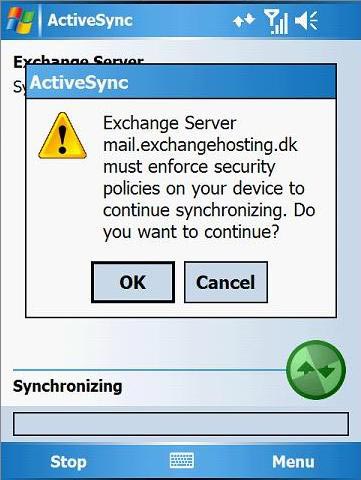 Mobile messaging in Exchange 2003 (Part 2): Discover security policies Picture 7