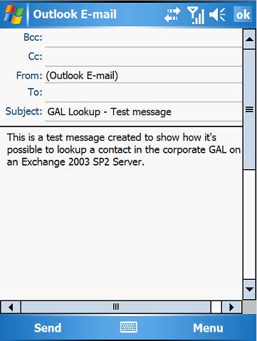 Mobile messaging in Exchange 2003 - Part 4: Access group GALs from mobile devices with GAL Lookup Picture 5