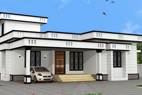 Model house with 4 nice flat roofs Picture 3