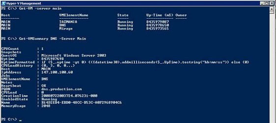 Monitor Hyper-V with the command line (Part 2): Basic monitoring commands Picture 2