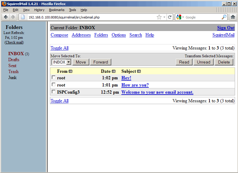 Move mailboxes between IMAP servers with IMAPcopy Picture 1