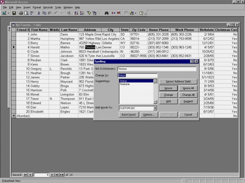 MS Access 2003 - Chapter 10: Using additional tools Picture 1