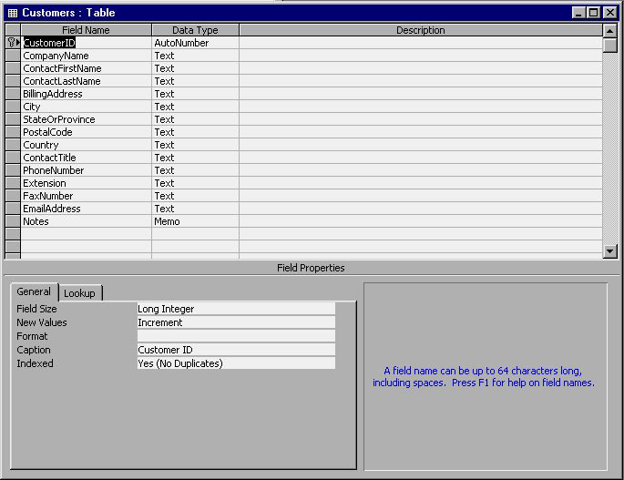 MS Access 2003 - Lesson 1: Chapter 1: Terminology Access - TipsMake.com