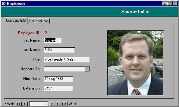 MS Access 2003 - Lesson 1: Chapter 1: Terminology Access Picture 4