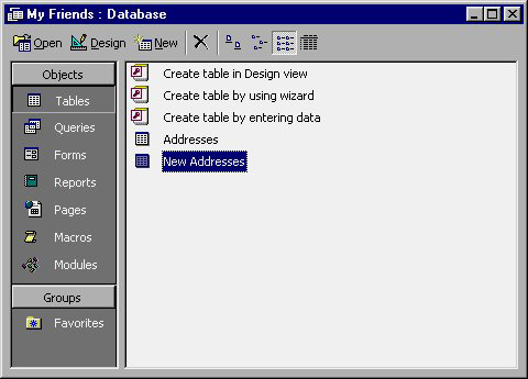 MS Access 2003 - Lesson 12: Working with a table Picture 3