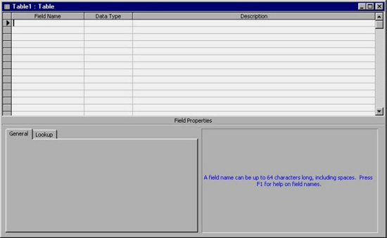 MS Access 2003 - Lesson 15: Create an initial table