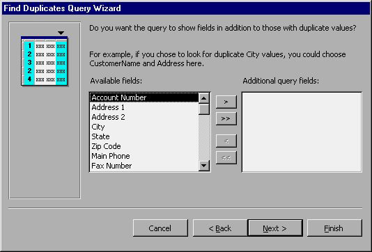 MS Access 2003 - Lesson 22: Using Query Wizards Picture 16