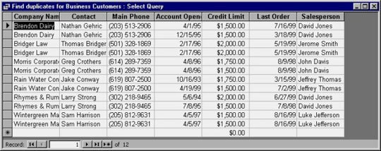 MS Access 2003 - Lesson 22: Using Query Wizards Picture 18