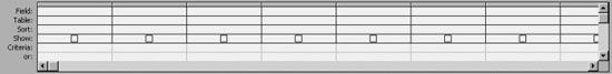 MS Access 2003 - Lesson 23: Own query design Picture 10