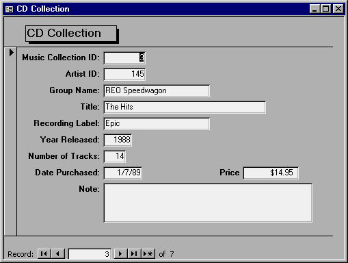 MS Access 2003 - Lesson 3: Consider working Picture 3