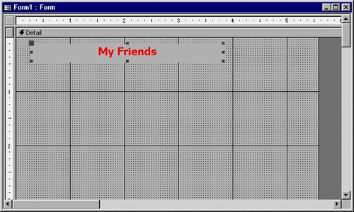 MS Access 2003 - Lesson 36: Defining individual Forms Picture 25