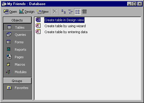 MS Access 2003 - Lesson 5: Chapter 2: Access Learning in 1 hour Picture 5